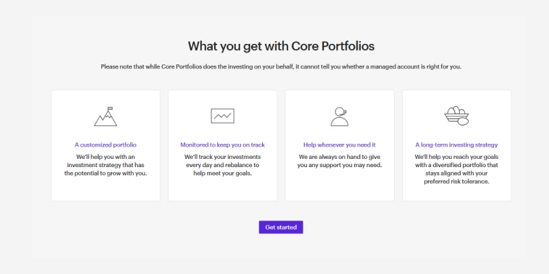 Why Get E*TRADE Core Portfolios